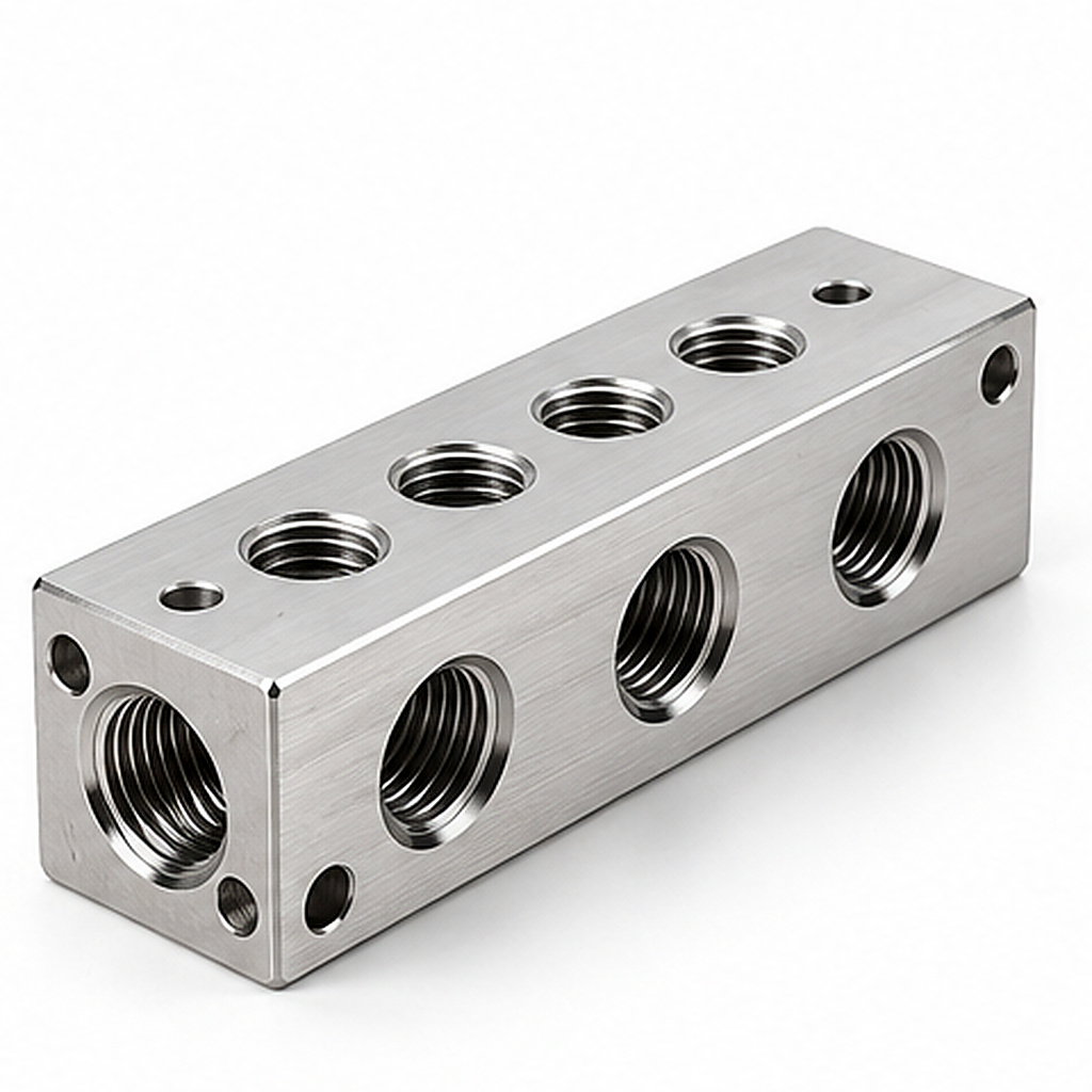 Valve Manifold Base Manifoldbase Pneumatic Valve Manifold Base Type: Manifoldbase For Mounting/Distributing Pneumatic Valves; Compatible Valve Series And Port Details Need Model-Specific Confirmation Valve Manifold Base